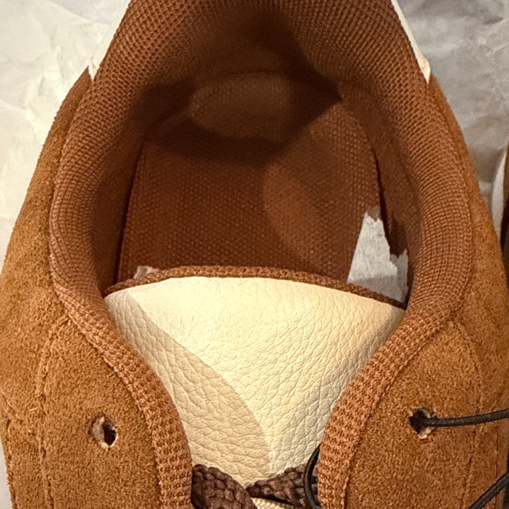 GU Brown Double Shoe Lace Flat Sneakers/NWT/7.5 - Picture 10 of 13